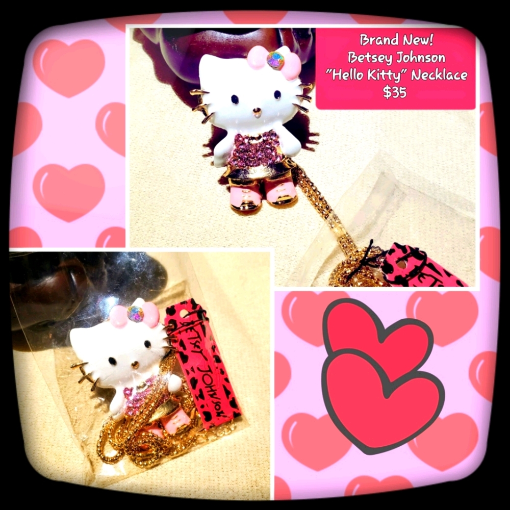 Betsey Johnson " Hello Kitty" Necklace.